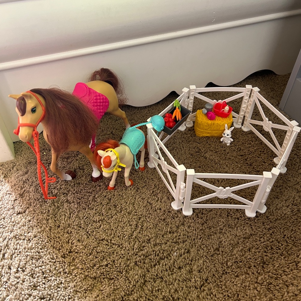 Barbie horse playset